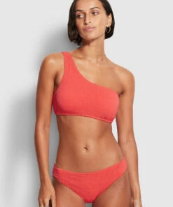 Outlet 🌟 Seafolly Ladies Sea Dive Hipster Pant Fiestacoral 🔥