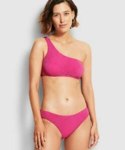 Wholesale 🔥 Seafolly Ladies Sea Dive Hipster Pant Fuchsia rose 😀