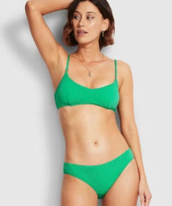 Cheap 🎁 Seafolly Ladies Sea Dive Hipster Pant Jade 🌟