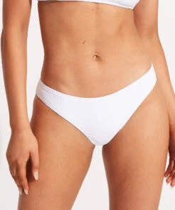 Hot Sale 👍 Seafolly Ladies Sea Dive Hipster Pant White ⌛ -Seafolly Sales Shop 40473 861 White 3