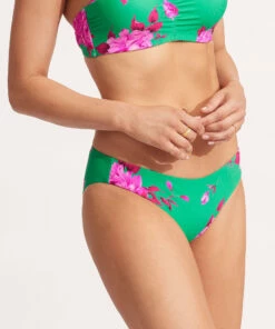 Flash Sale 👏 Seafolly Ladies Full Bloom Hipster Pant Jade 👍 -Seafolly Sales Shop 40473 932 Jade 5