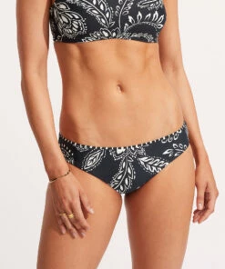 Top 10 🔥 Seafolly Ladies Folklore Reversible Hipster Pant True navy 🤩 -Seafolly Sales Shop 40473 933 True2520Navy 4