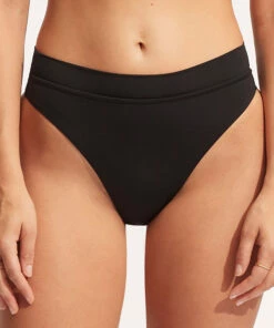 Promo ❤️ Seafolly Ladies Seafolly Collective High Rise Pant Black 💯 -Seafolly Sales Shop 40515 942 Black 3