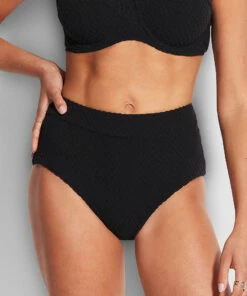 Promo 🎁 Seafolly Ladies Riviera High Waisted Pant Black 🔥 -Seafolly Sales Shop 40558 929 Black 3
