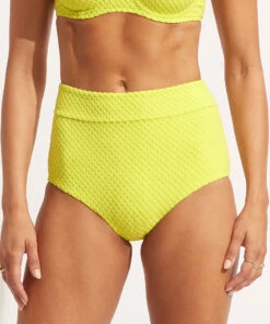 Cheap ⌛ Seafolly Ladies Riviera High Waisted Pant Wild lime 🔥 -Seafolly Sales Shop 40558 929 Wild2520Lime 3