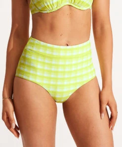 Best deal 🎁 Seafolly Ladies Portofino High Waisted Pant Wild lime 🛒 -Seafolly Sales Shop 40558 939 Wild2520Lime 4