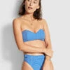 Top 10 ⭐ Seafolly Go Overboard High Rise Rio 👙 Bikini Pants Cobalt 🔔