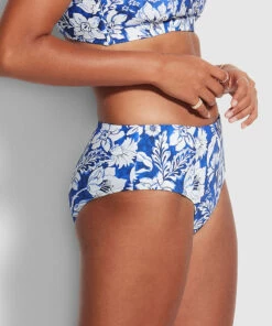 Coupon 👏 Seafolly Ladies Modern Marina Wide Side Retro Pant Marina blue 👏 -Seafolly Sales Shop 40586 892 MarinaBlu 3