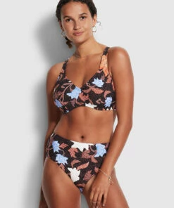 Best reviews of 😍 Seafolly Ladies Boheme Wide Side Retro Black 🎉