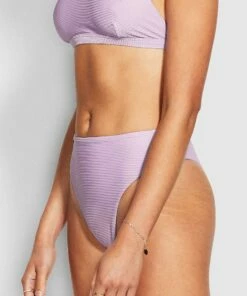 Budget 💯 Seafolly Ladies Essentials High Rise Lilac 💯 -Seafolly Sales Shop 40609 640 Lilac 3