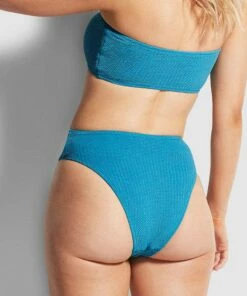 Best Sale 👍 Seafolly Ladies Sea Dive High Rise Pant Blue grass 😍 -Seafolly Sales Shop 40609 861 BlueGrass 4