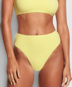 Cheapest 🎁 Seafolly Ladies Sea Dive High Rise Pant Lime light 🔔 -Seafolly Sales Shop 40609 861 Limelight 3