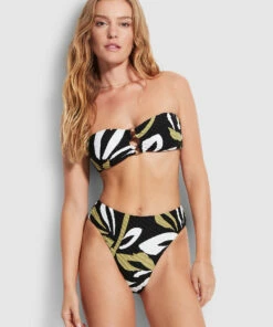 Wholesale 🌟 Seafolly Ladies Laguna High Rise Pant Black ✨