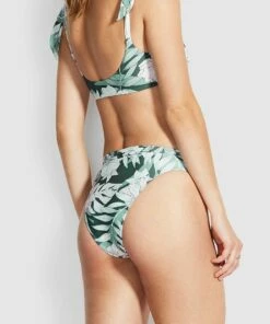 Cheapest 👍 Seafolly Copacabana Tie Front Hi Rise 👙 Bikini Pants Vine 🔥 -Seafolly Sales Shop 40612 697 Vine 4