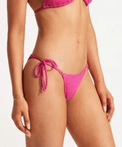 Promo 🧨 Seafolly Ladies Sea Dive Tie Side Rio Pant Fuchsia rose ✔️ -Seafolly Sales Shop 40651 861 FuchsiaRos 4