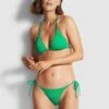 Cheapest 👏 Seafolly Ladies Sea Dive Tie Side Rio Pant Jade 🌟