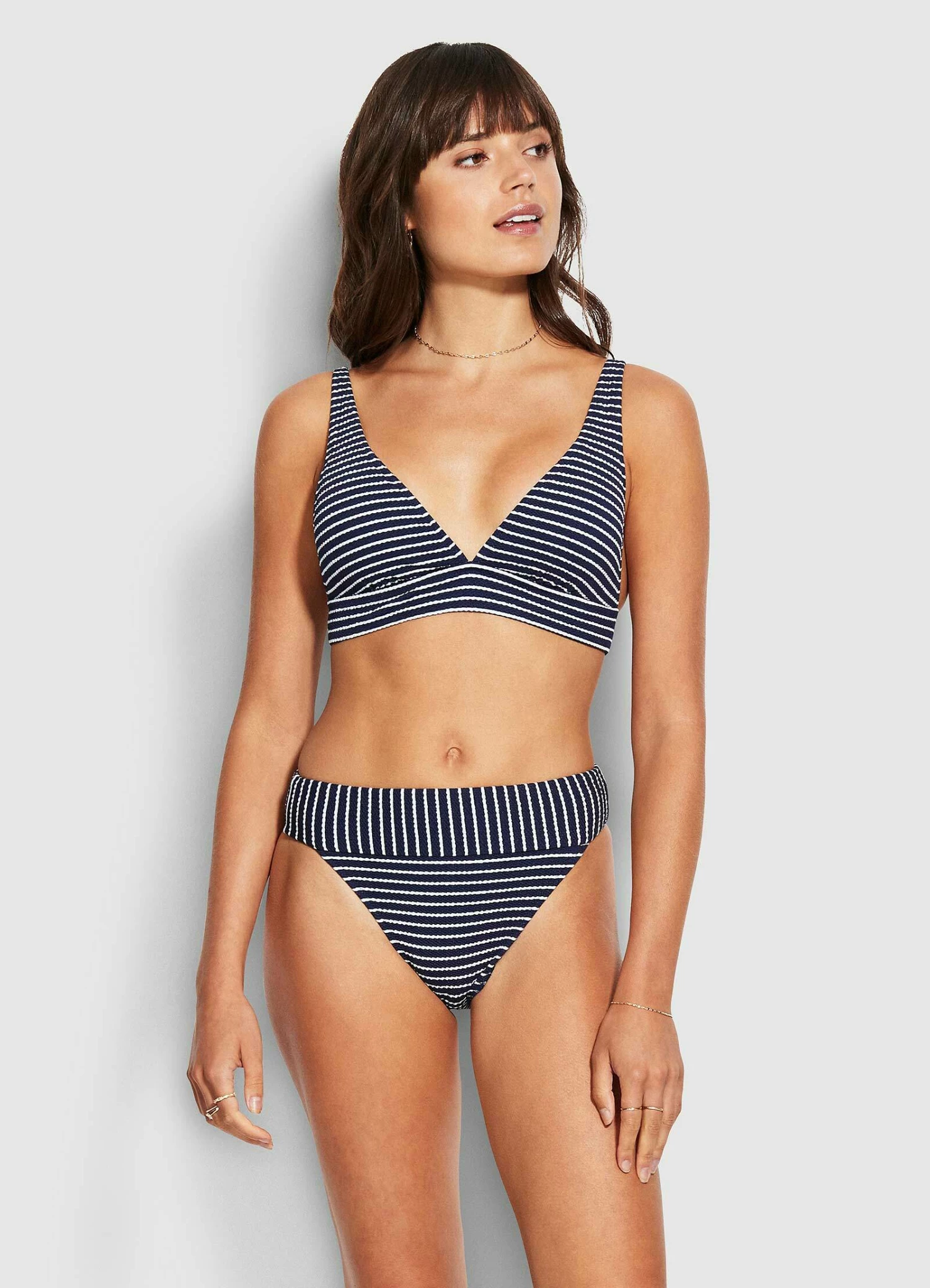 Budget ⌛ Seafolly Ladies Seaside Stripe Banded Hi Rise Pant True navy ⭐ 1 Budget ⌛ Seafolly Ladies Seaside Stripe Banded Hi Rise Pant True navy ⭐