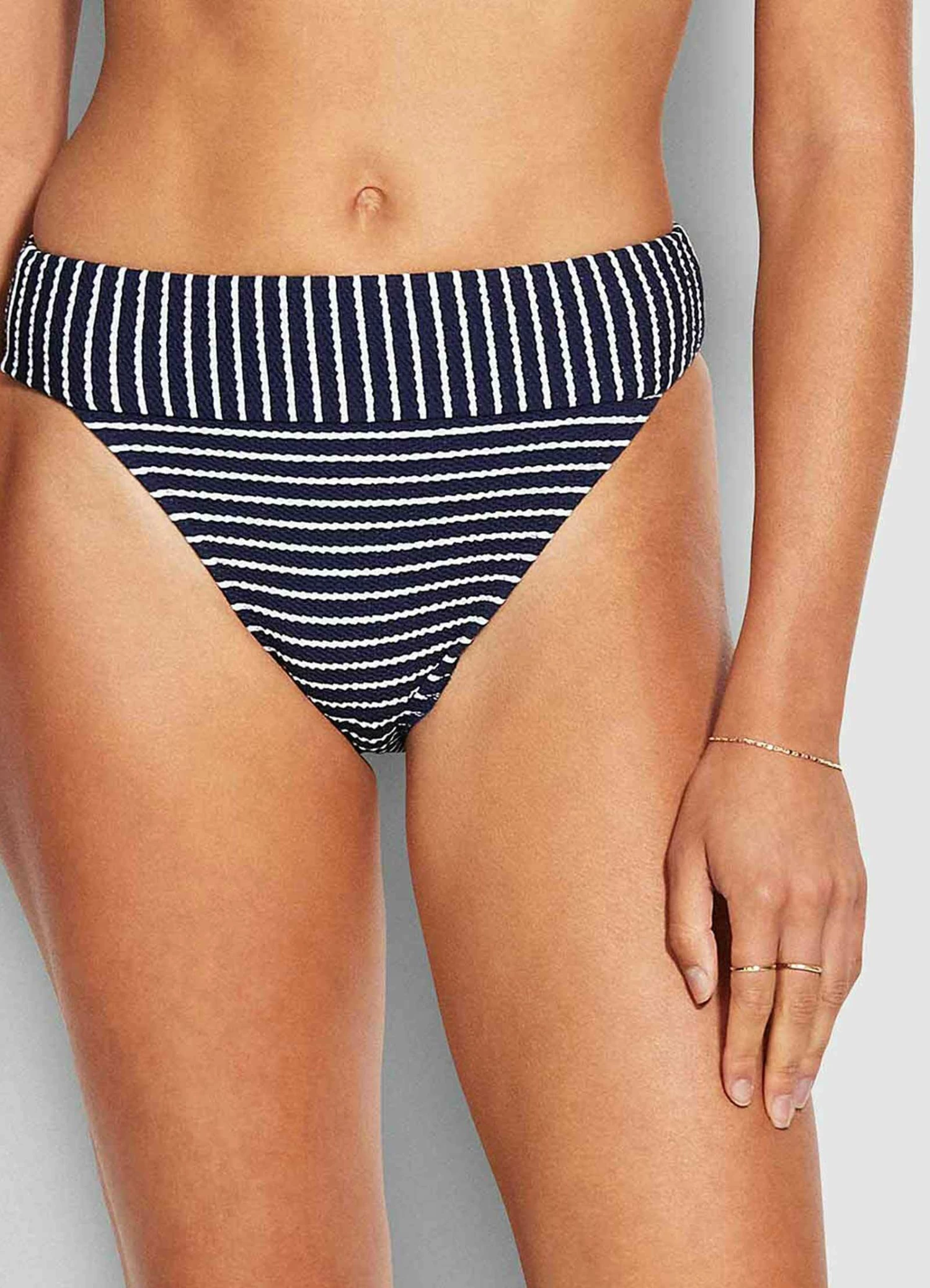 Budget ⌛ Seafolly Ladies Seaside Stripe Banded Hi Rise Pant True navy ⭐ 5 Budget ⌛ Seafolly Ladies Seaside Stripe Banded Hi Rise Pant True navy ⭐ - Image 5