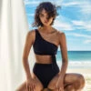 Brand new ⌛ Seafolly Ladies Seafolly Collective High Waist 👙 Bikini Pant Black 🧨