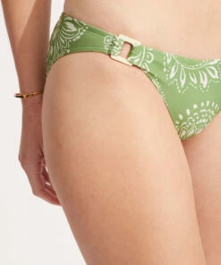 Outlet ✨ Seafolly Ladies Folklore Hipster Pant Green tea 🎉 -Seafolly Sales Shop 40667 933 Green2520Tea 4