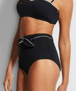 Budget π Seafolly Ladies Active High Waisted Pant Black π 7 Budget π Seafolly Ladies Active High Waisted Pant Black π -Seafolly Sales Shop 40674 058 Black 3