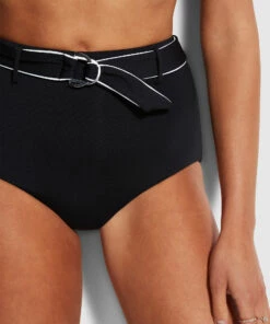 Budget π Seafolly Ladies Active High Waisted Pant Black π 8 Budget π Seafolly Ladies Active High Waisted Pant Black π -Seafolly Sales Shop 40674 058 Black 4