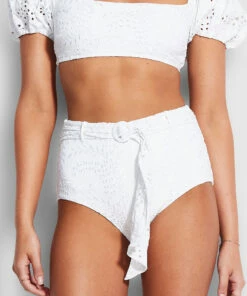 Outlet βοΈ Seafolly Ladies Costa Bella High Waisted Pant White 𧨠11 Outlet βοΈ Seafolly Ladies Costa Bella High Waisted Pant White 𧨠-Seafolly Sales Shop 40676 922 White 4