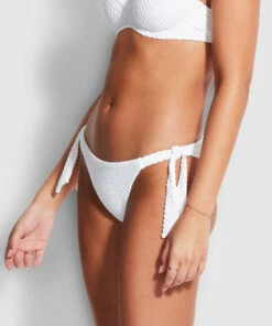 Budget π Seafolly Ladies Riviera Hipster Tie Side Pant White π 9 Budget π Seafolly Ladies Riviera Hipster Tie Side Pant White π -Seafolly Sales Shop 40678 929 White 5