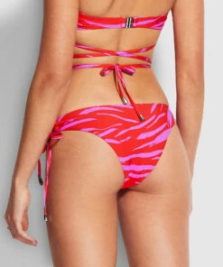 Cheapest 🎉 Seafolly Ladies Skin Deep Loop Tie Side Pant Mandarin red 😀 -Seafolly Sales Shop 40680 940 MandarinRe 5