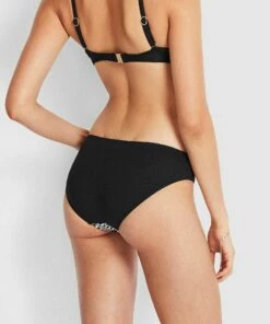 Wholesale 👏 Milea Resort Modernist Signature Hipster 👙 Bikini Pants Black white 🤩 -Seafolly Sales Shop 4225 MDT Black2521Wht 4