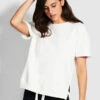Buy ⭐ Seafolly Ladies Holiday Short Sleeve Sweater Off white 🛒