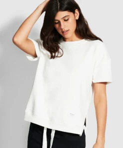 Buy ⭐ Seafolly Ladies Holiday Short Sleeve Sweater Off white 🛒