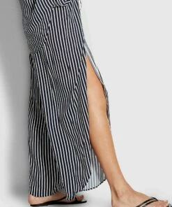 Hot Sale π Seafolly Ladies Stripe Wrap Pant Navy stripe π 6 Hot Sale π Seafolly Ladies Stripe Wrap Pant Navy stripe π -Seafolly Sales Shop 53979 PA NavyStripe 3