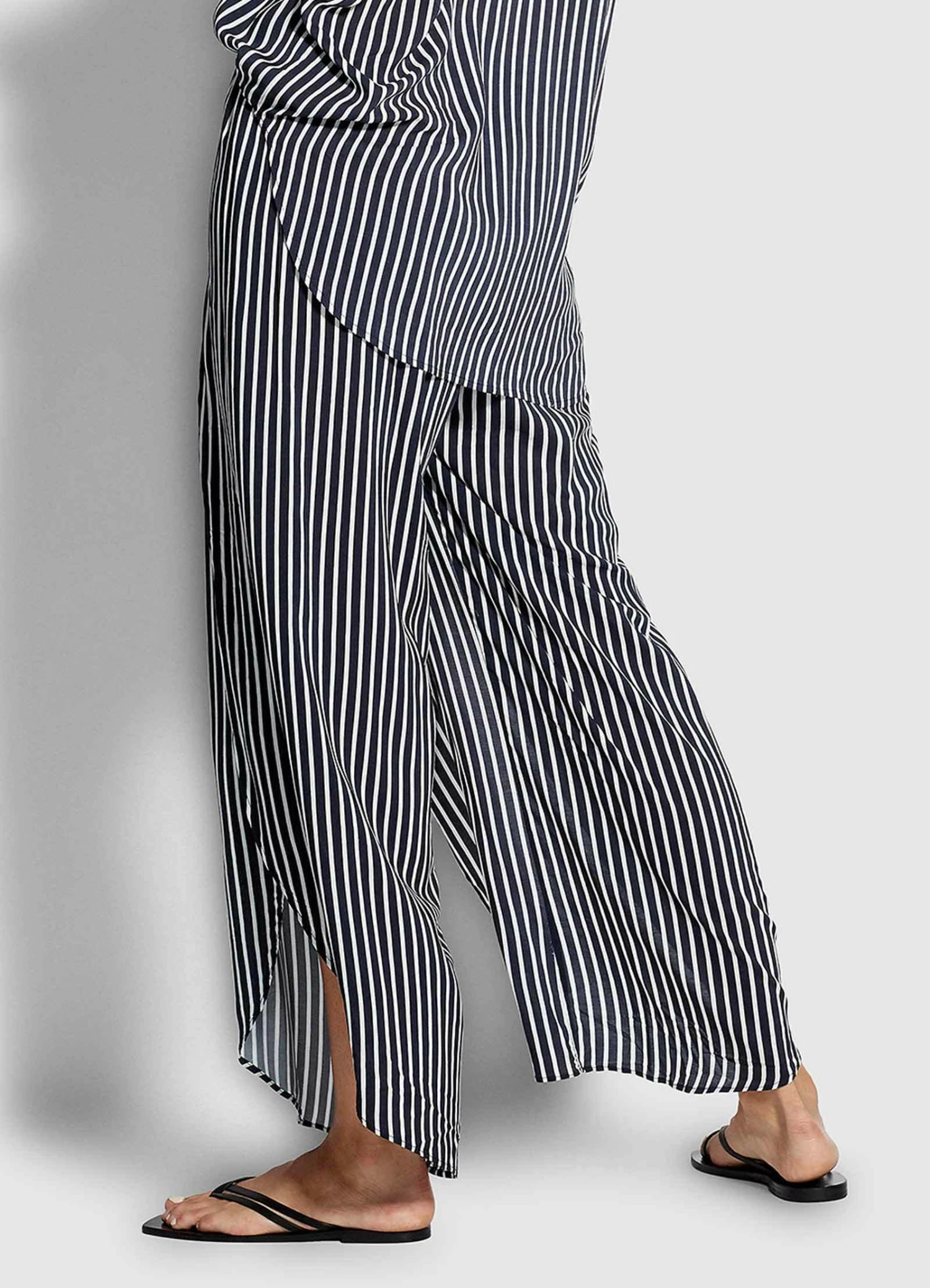 Hot Sale π Seafolly Ladies Stripe Wrap Pant Navy stripe π 4 Hot Sale π Seafolly Ladies Stripe Wrap Pant Navy stripe π - Image 4
