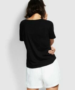 Wholesale ⭐ Seafolly Logo Tee Black 😍 -Seafolly Sales Shop 54061 TO Black 3