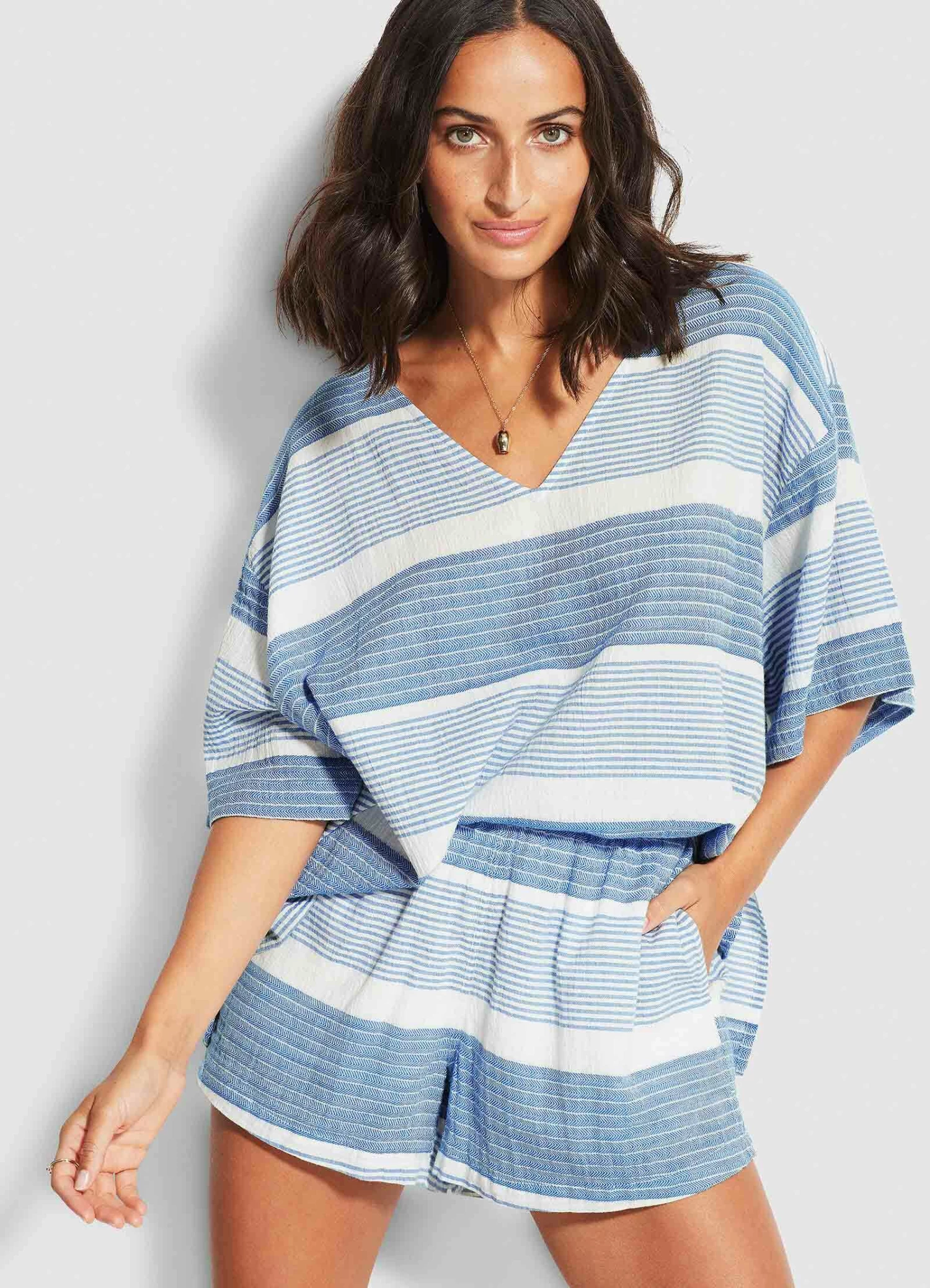 Deals β¨ Seafolly Ladies Jacquard Short Blue π€© 1 Deals β¨ Seafolly Ladies Jacquard Short Blue π€©