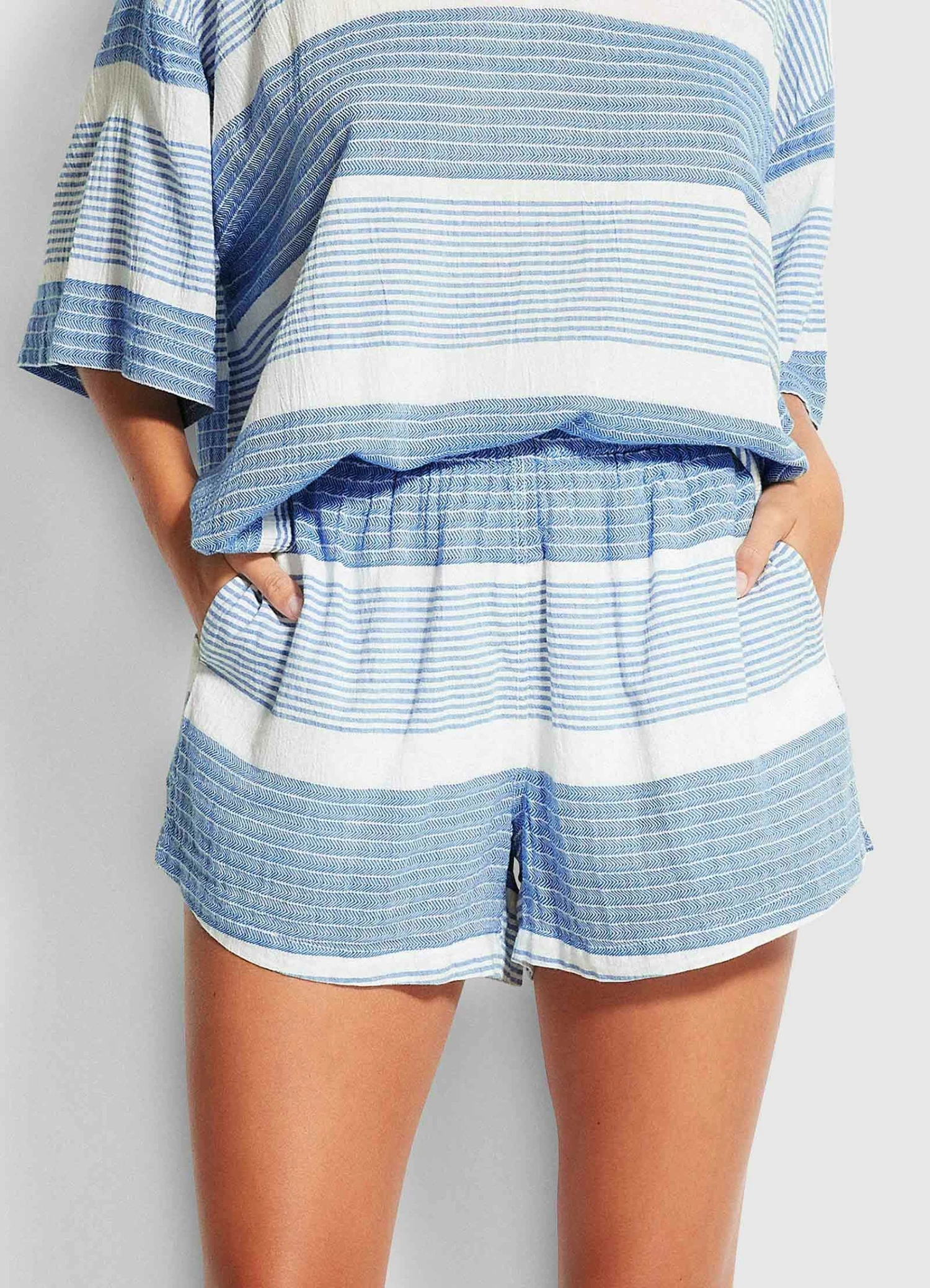 Deals β¨ Seafolly Ladies Jacquard Short Blue π€© 3 Deals β¨ Seafolly Ladies Jacquard Short Blue π€© - Image 3