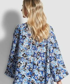 Coupon ✔️ Seafolly Ladies Thrift Shop Peasant Top Mediterranean blue 👍 -Seafolly Sales Shop 54325 TO MediterBlu 4