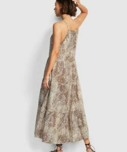 Brand new π― Seafolly Ladies Serpentine Tiered Maxi π Dress Chocolate π 6 Brand new π― Seafolly Ladies Serpentine Tiered Maxi π Dress Chocolate π -Seafolly Sales Shop 54412 DR Chocolate 3