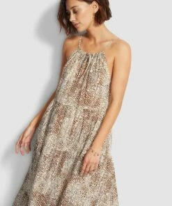 Brand new π― Seafolly Ladies Serpentine Tiered Maxi π Dress Chocolate π 7 Brand new π― Seafolly Ladies Serpentine Tiered Maxi π Dress Chocolate π -Seafolly Sales Shop 54412 DR Chocolate 4