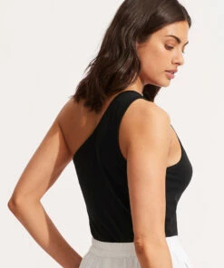 Best deal โญ Seafolly Ladies Jersey One Shoulder Top Black ๐ 8 Best deal โญ Seafolly Ladies Jersey One Shoulder Top Black ๐ -Seafolly Sales Shop 54416 TO Black 4