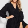 Buy 🤩 Seafolly Ladies Drifter Tiered 👗 Dress Black 👍