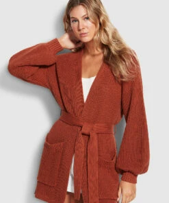 Deals ⌛ Seafolly Ladies White Wash Knit Bronze 🛒