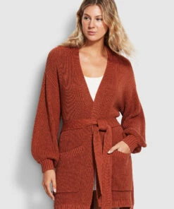 Deals ⌛ Seafolly Ladies White Wash Knit Bronze 🛒 -Seafolly Sales Shop 54543 KN Bronze 3