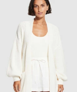 Promo 🌟 Seafolly Ladies White Wash Knit 😍 -Seafolly Sales Shop 54543 KN White 3