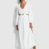 Cheapest 🌟 Seafolly Ladies Drifter Cut Out 👗 Dress White ❤️
