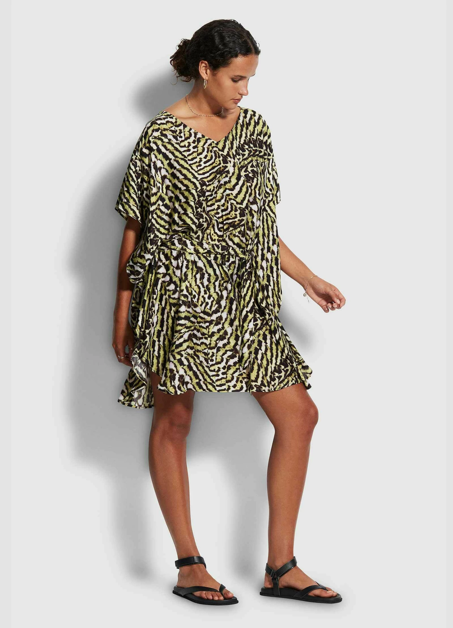 Hot Sale π― Seafolly Ladies Mandalay Kaftan Olive oil π 2 Hot Sale π― Seafolly Ladies Mandalay Kaftan Olive oil π - Image 2