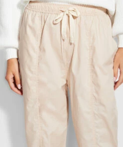 New ✨ Seafolly Ladies Taper Poplin Pant Beige 😍 -Seafolly Sales Shop 54587 PA Beige 4