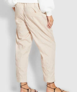 New ✨ Seafolly Ladies Taper Poplin Pant Beige 😍 -Seafolly Sales Shop 54587 PA Beige 5