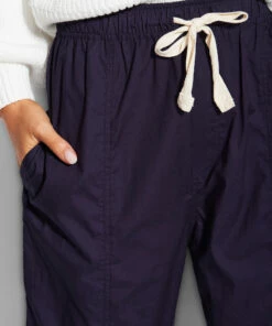 Brand new 🔥 Seafolly Ladies Taper Poplin Pant True navy 👍 -Seafolly Sales Shop 54587 PA True2520Navy 5